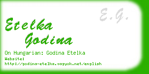 etelka godina business card